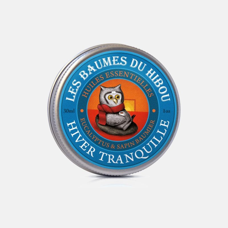 Baume Hiver Tranquille – Les Baumes du Hibou, boîte métal 30 ml