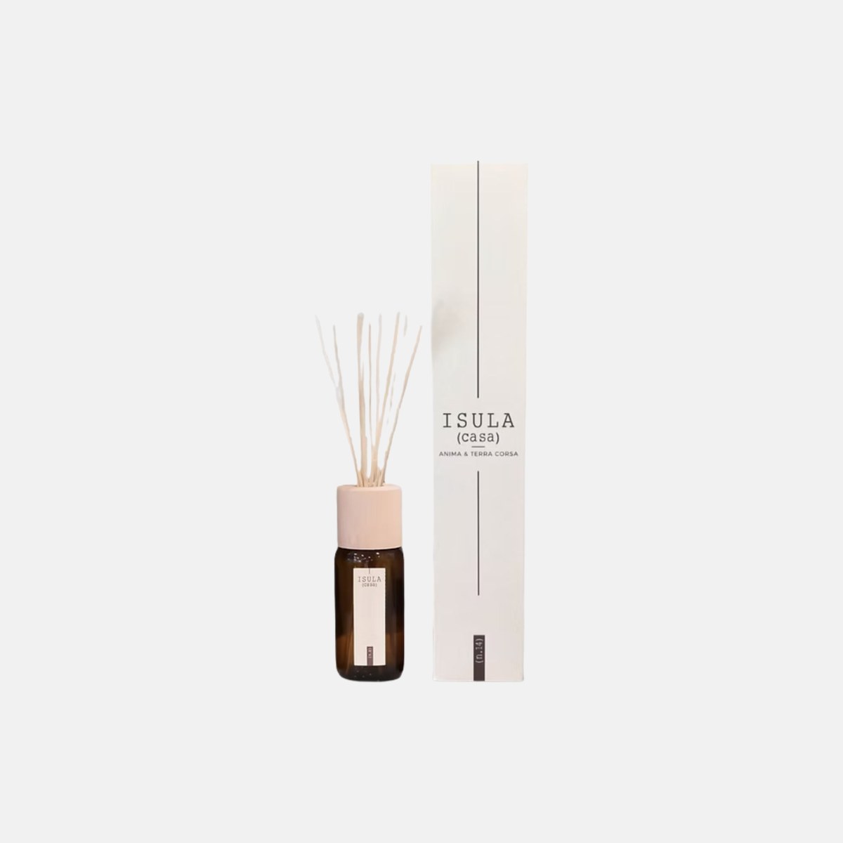 Bouquet d’ambiance Isula 100 ml avec ses tiges en rotin et son étui