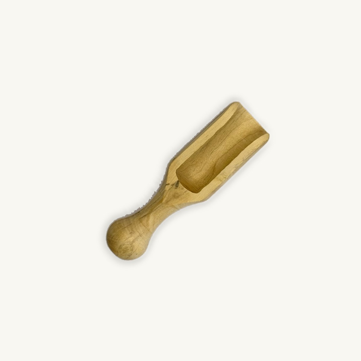 Cuillère à sel en bois en forme de pelle