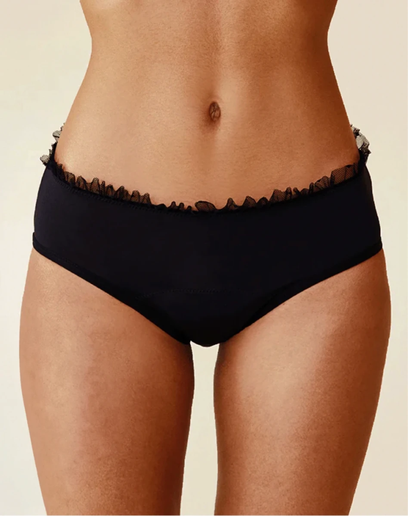 Culotte menstruelle Colette Sisters Republic portée, vue de face