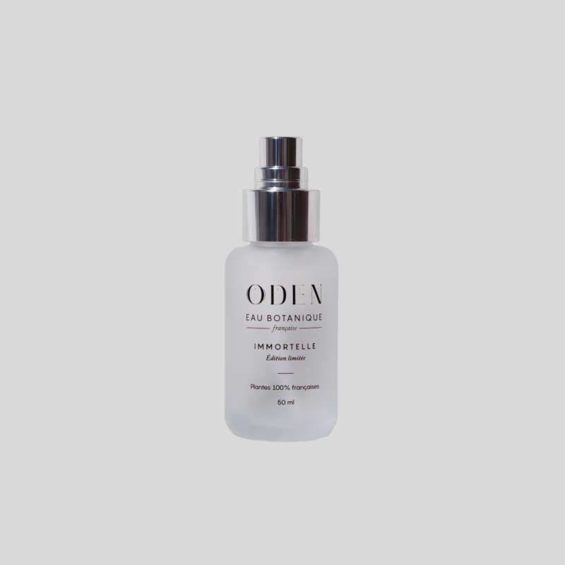 Eau d'immortelle Oden, flacon brume de 50 ml