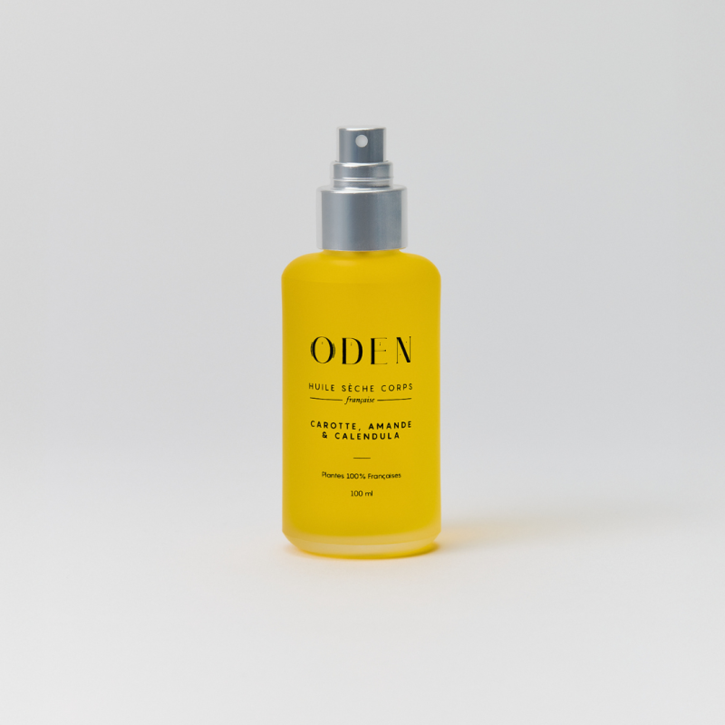 Huile sèche corps Oden, flacon spray de 100 ml