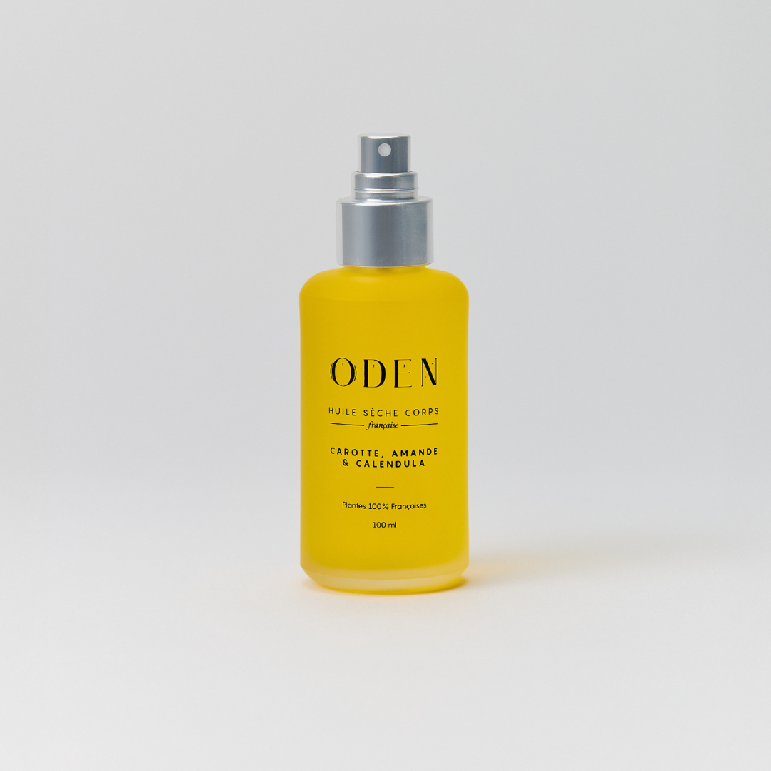 Huile sèche corps Oden, flacon spray de 100 ml