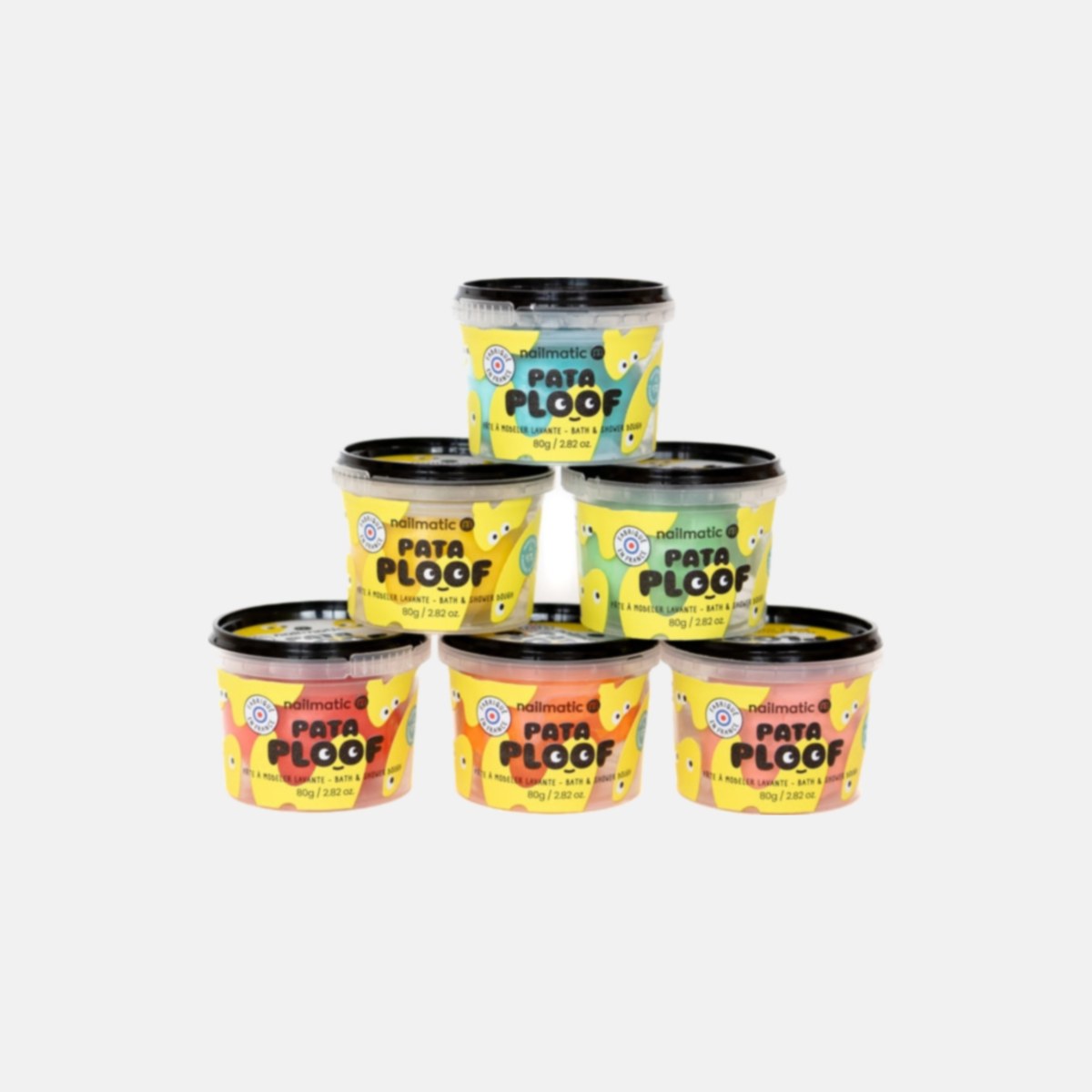 Pots de pâte à modeler lavante Pataploof Nailmatic
