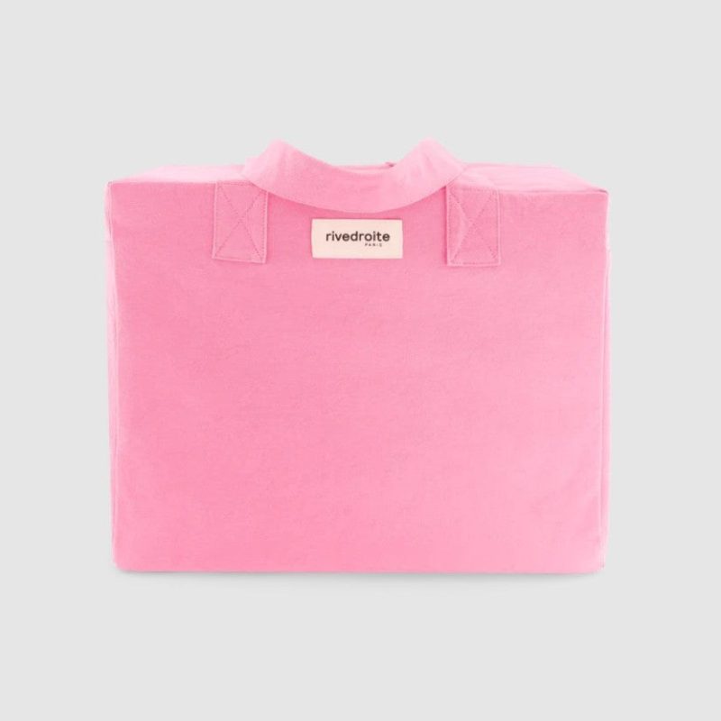 Sac 24 heures Célestins en coton recyclé – Candy Pink – Rive Droite