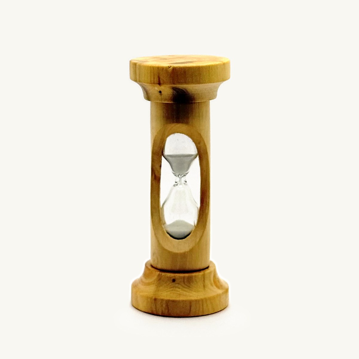 Sablier 3 minutes en bois de charme