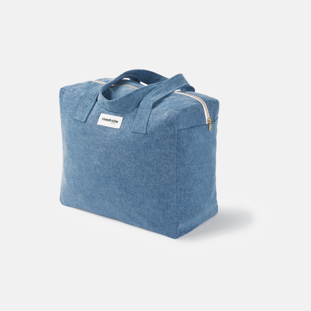 Sac 24 heures Célestins en coton recyclé – Denim délavé (stone washed) – Rive Droite