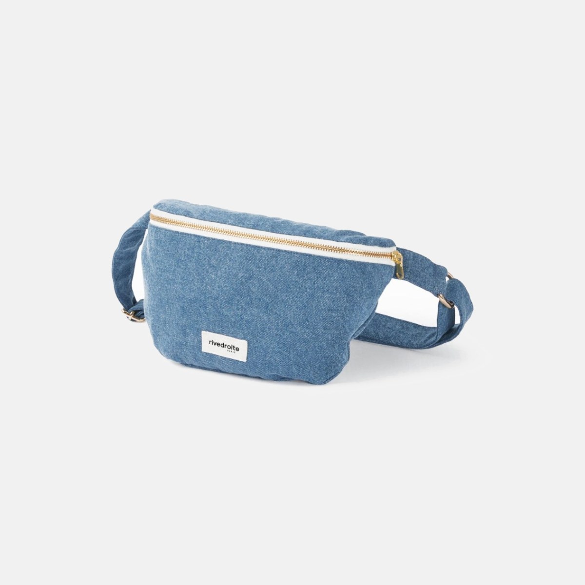 Sac banane Custine – Denim délavé (Stone Washed) – Rive Droite