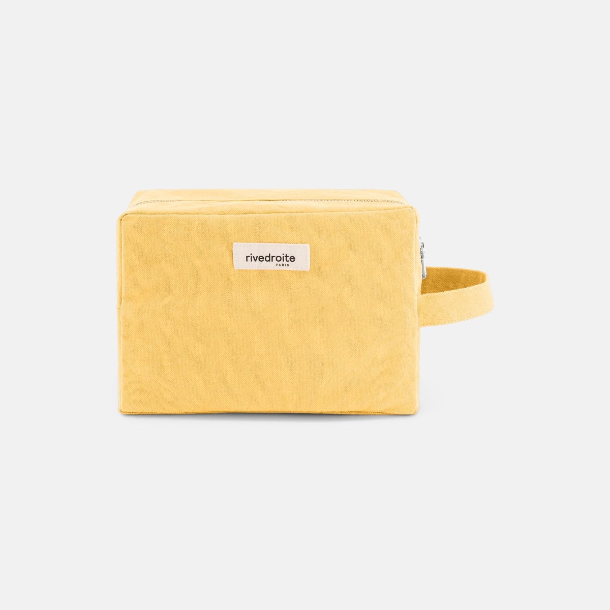Trousse Tournelles XL en coton recyclé – Sunny Jelly Yellow – Rive Droite